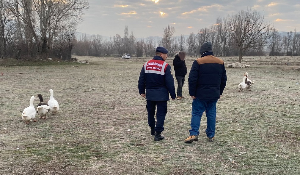 Kaz Dövüştürenlere Jandarma Engeli.