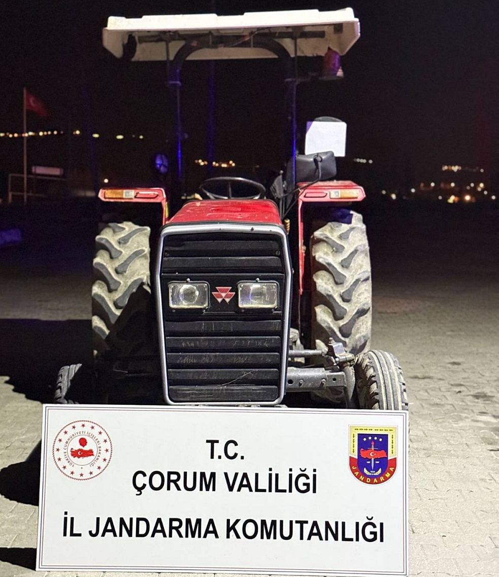 Traktörü Çaldı, Jandarmadan Kaçamadı.